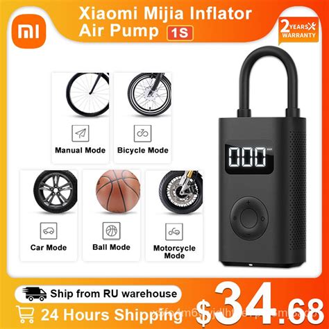 Xiaomi Mijia Portable Electric Air Compressor S Inflator Smart Home