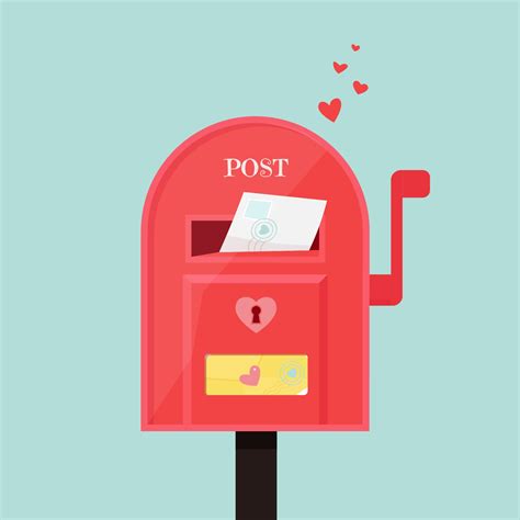 Mail Box With Envelope Inside 2199545 Vector Art At Vecteezy