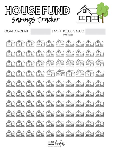 Free Printable Savings Tracker Coloring Pages Life And A Budget