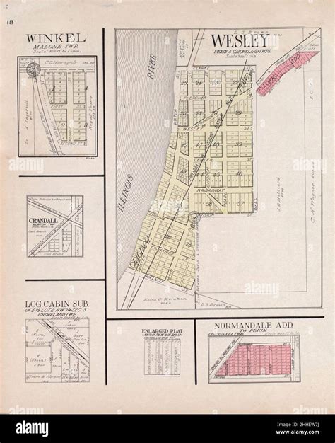 Standard Atlas Of Tazewell County Illinois Including A Plat Book Of The Villages Cities And