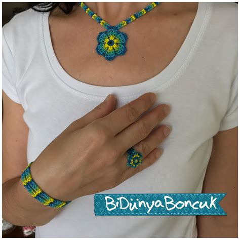 Huichol Tekni I Ile Kolye Bileklik Y Z K Al Mam Necklace Bracelet