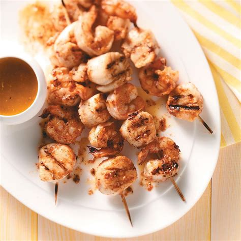 Shrimp And Scallop Kabobs Recipe How To Make It Taste Of Home