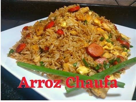 Arroz Chaufa de Pollo fácil rápido y delicioso YouTube Chaufa de