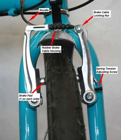 Bicycle V Brake adjustment instructions