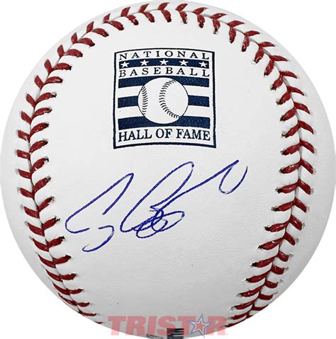 Craig Biggio Autographed Official Hall of Fame Logo Baseball