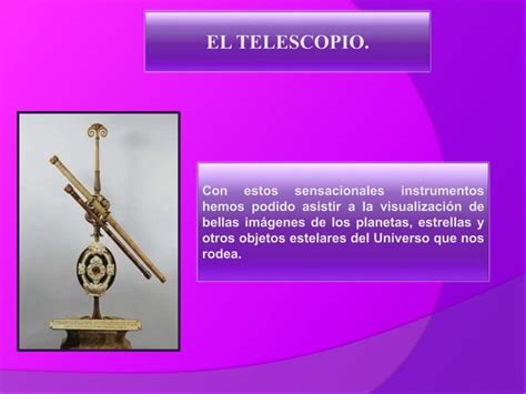 Linea Del Tiempo Del Telescopio Ppt