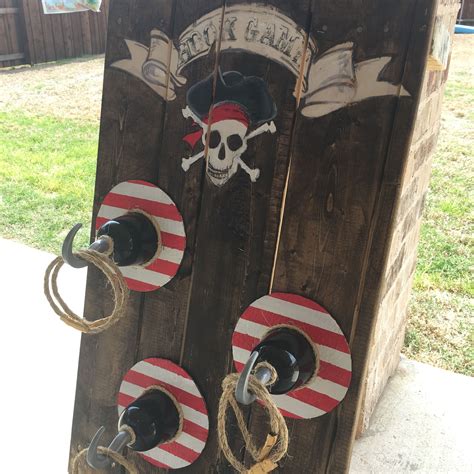 Hook Game Ring Toss Pirate Party Pirate Theme Party Mermaid Pirate