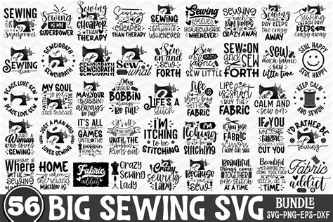 Big Sewing Svg Bundle Graphic By Craftart Creative Fabrica