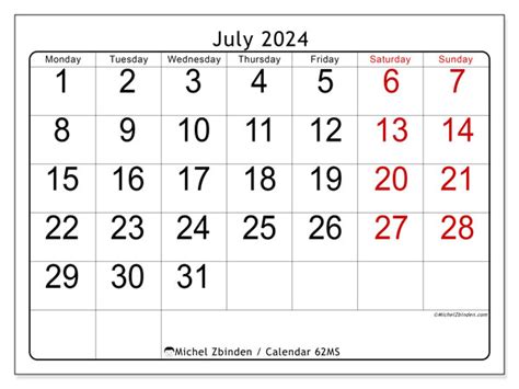 Calendar July 2024 Visibility Ms Michel Zbinden Ie