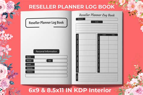 Reseller Planner Logbook Kdp Interior Graphic By Imran Sarker