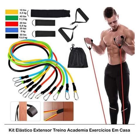 Kit Treino Funcional Completo Academia Em Casa Colchonete Step