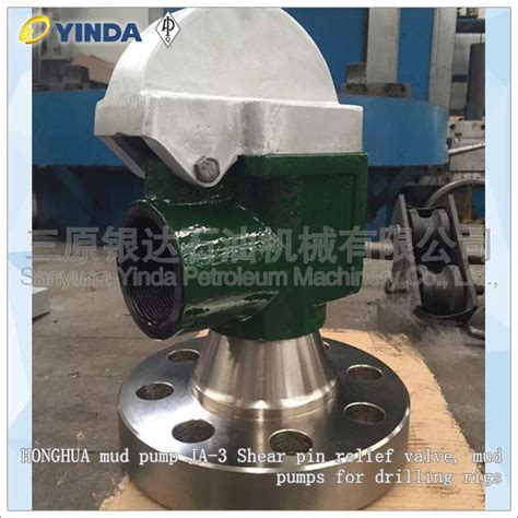 Oil Drilling Industry Mud Pump Relief Valve Ja Shear Pin Relief Valve