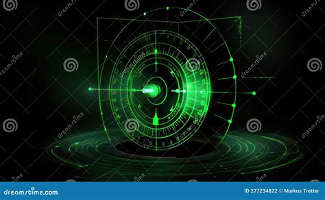 A Radar With A Green Blip Indicating A Safe Browsing Environment