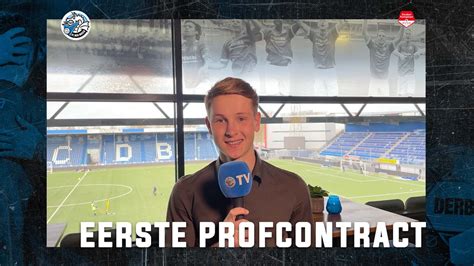 Nick De Groot Tekent Eerste Profcontract Bij Fc Den Bosch Youtube