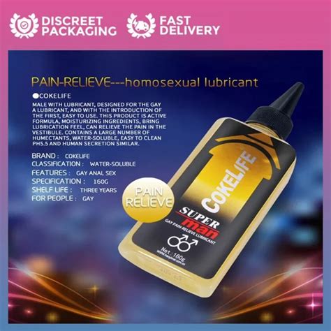 Cokelife Sex Lubricant Gel Pain Relief For SuperMan And Man Water Base Alat Pelincir Untuk