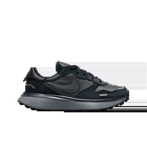 สนกเกอร W Nike Phoenix Waffle Black and Off Noir SASOM