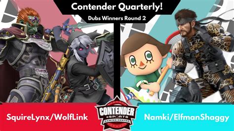 SquireLynx WolfLink Vs Namk ElfmanShaggy Dubs Winners Round 1 Smash