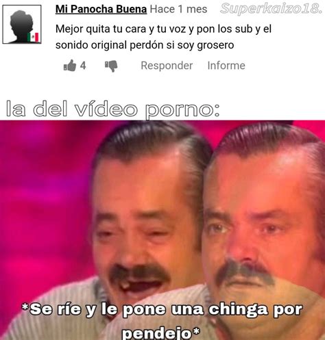 No voy a decir el nombre del vídeo en el que lo encontré Meme