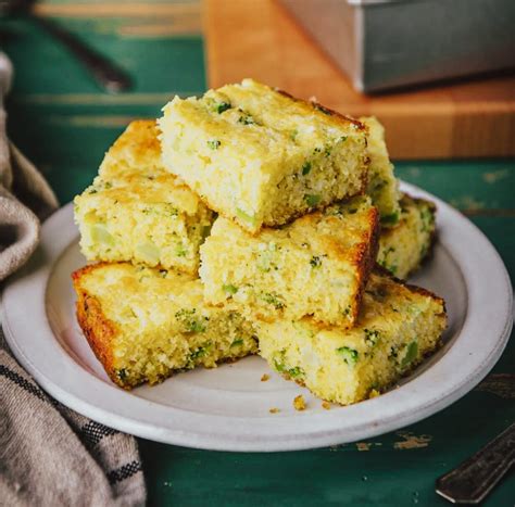 Paula Deens Broccoli Cornbread Delicious Eating Happiness