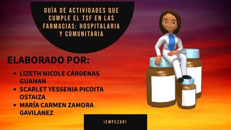 Gu A De Actividades Que Cumple El Tsf En Las Farmacias Hospitalaria Y