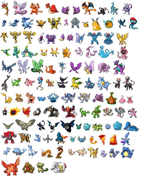 Fakemon sprites by Tsubute on DeviantArt