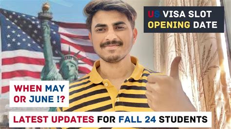 When Will The Us Visa Slots Open Study In Us Latest Updates Youtube