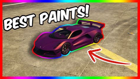 Gta 5 Top 3 Best Car Paints With A Pearlescent Youtube