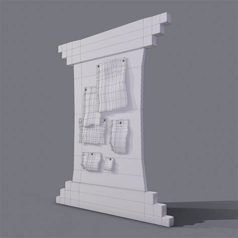 Fantasy Medieval Notice Board 3d Cgtrader
