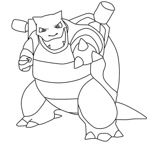 Mega Blastoise Coloring Pages At Free Printable Colorings Pages To Print And