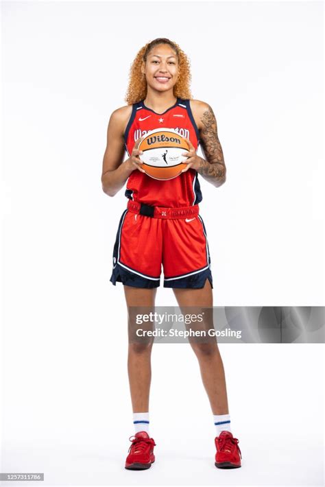 Shakira Austin Of The Washington Mystics Poses For A Portrait During