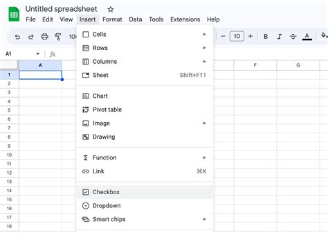 How To Insert Checkbox In Google Sheets App Calendar Printable Templates