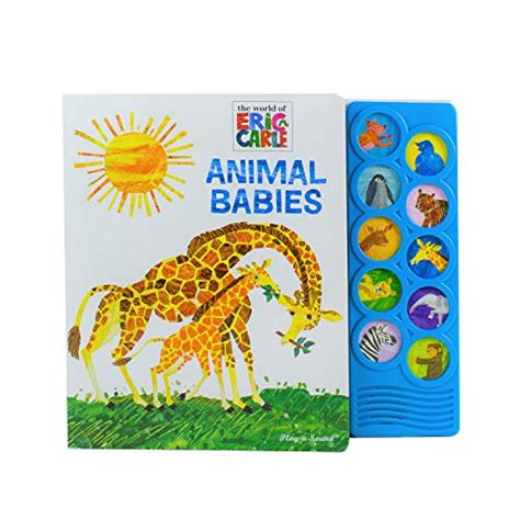 Buy World of Eric Carle, Animal Babies 10-Button Sound Book - PI Kids ...