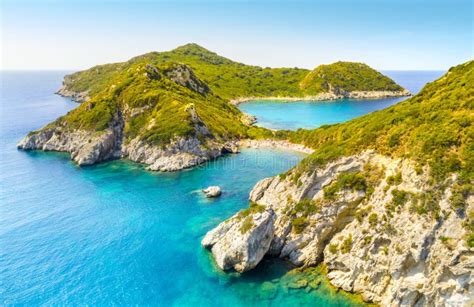 Porto Timoni Uma Praia Dobro Bonita Surpreendente Em Corfu Gr Cia