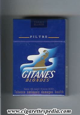 Gitanes Blondes (white 'Gitanes') (Filtre) KS-20-H (blue) - France - Cigarettes Pedia