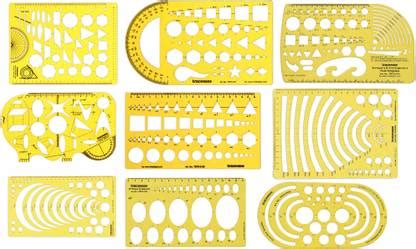 traceease traceease geometric drafting templates multi shapes drawing