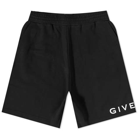Givenchy Logo Sweat Shorts Black End Hk