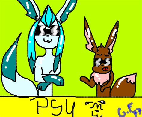 dançando psy eevee Desenho de glaceon fox77 Gartic