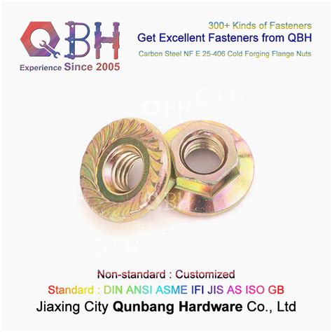 Qbh Nf E Carbon Steel M M Yellow Zinc Plated Zinc Plating