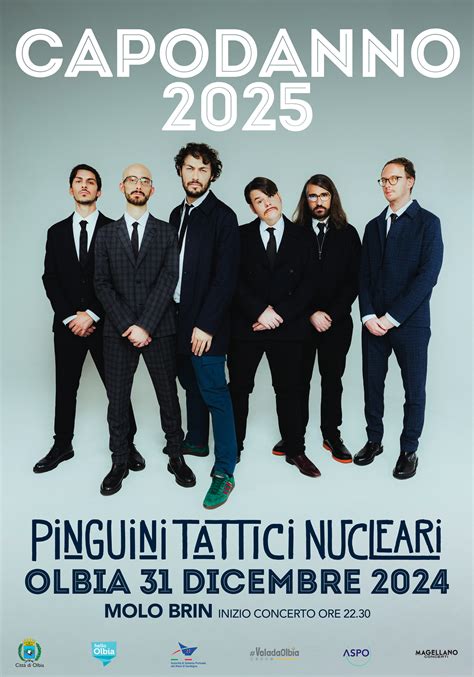 Capodanno Pinguini Tattici Nucleari In Concerto Ad Olbia