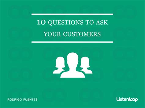 10 Survey Question You Should Ask Your Customers Ppt