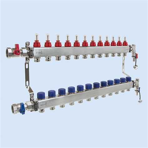 Reliance Premium 12 Port Stainless Steel Ufh Manifold Mana452012