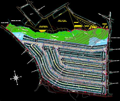 Projeto De Loteamento En AutoCAD Librería CAD