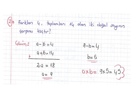 9 Sınıf Matematik Denklem Çözme Çözümlü Sorular 4