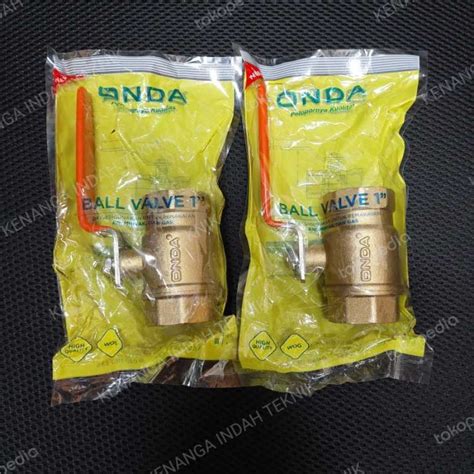 Promo Ball Valve Kuningan 1 Inch Stop Kran Kuningan Diskon 23 Di