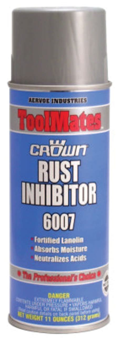 Aervoe Industries Rust Inhibitor 16 Oz Aerosol Can 12 Cn Aft Fasteners