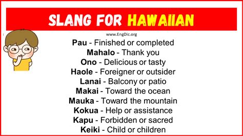 20 Slang For Hawaiian Their Uses And Meanings Engdic
