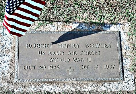 Robert Henry Bowles 1922 1997 Mémorial Find a Grave