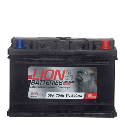 Lion 096 Car Battery 12v 70ah Car Batteries Rac Shop