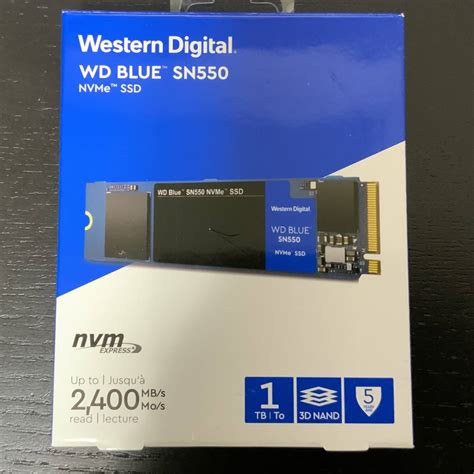 Western Digital SSD WD Blue SN550 1TB WDC WDS 100T2B0C NVMe M 2