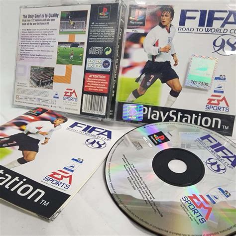 Fifa 98 Ea Sports - "FIFA Road to World Cup 98" EA Sports for Sony Playstation 1 PAL ...